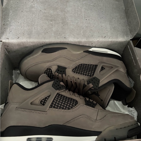 Jordan Taupe and Black Athletic Shoes main image 5